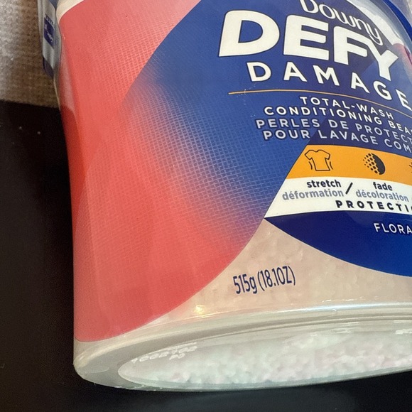 Downy Defy Damage Total Wash Conditioning Beads Floral Scent 18.10 Oz  Sealed G - Picture 4 of 8